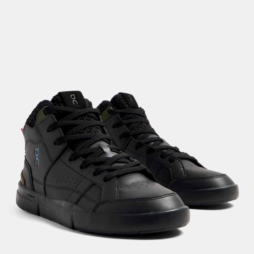 🆕 ON Cloud Women's 6.5 - The Roger Clubhouse Sansa Mid - Black - MSRP $170 - Picture 14 of 14